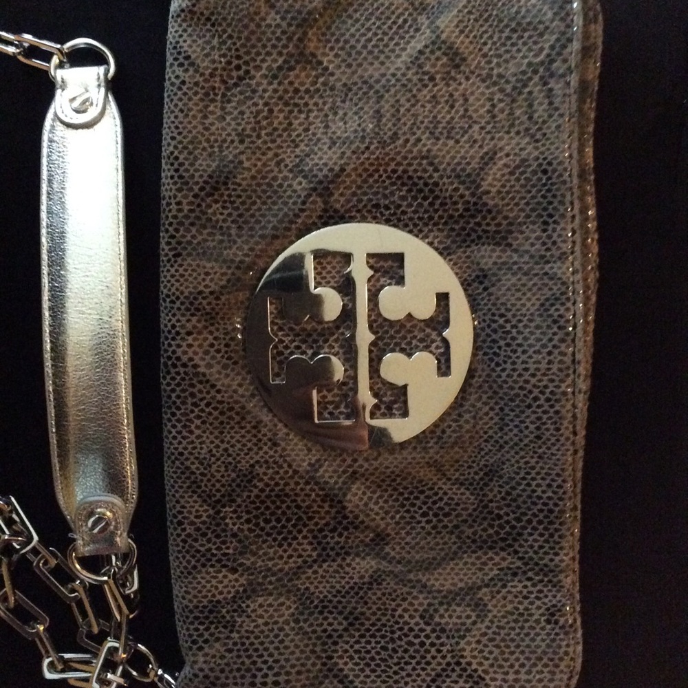Tory Burch Snakeskin Clutch/Purse